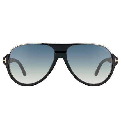 Tom Ford Dimitry FT0334 02W 59 Black Blue Sunglasses