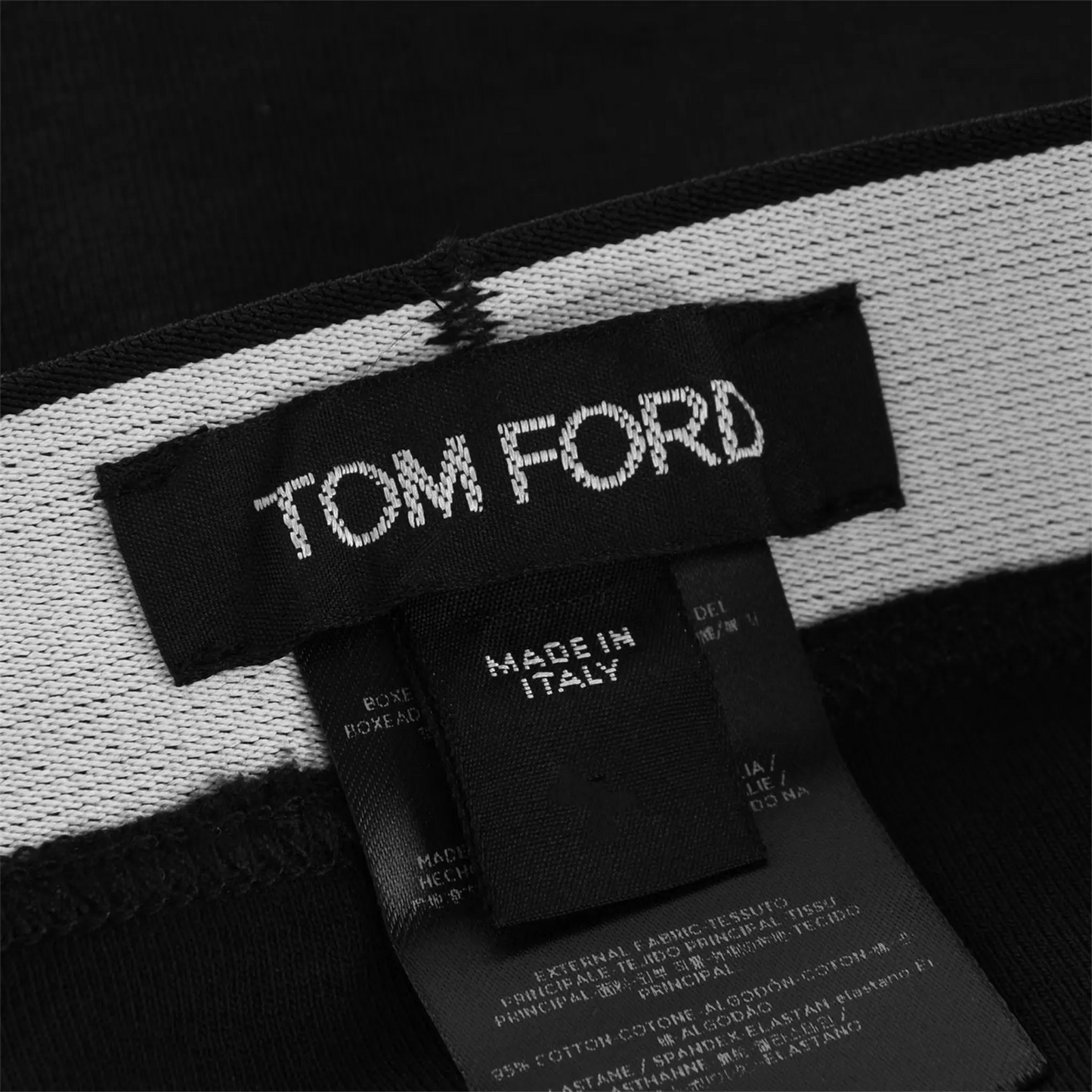 Tom Ford Logo Black Boxer Briefs