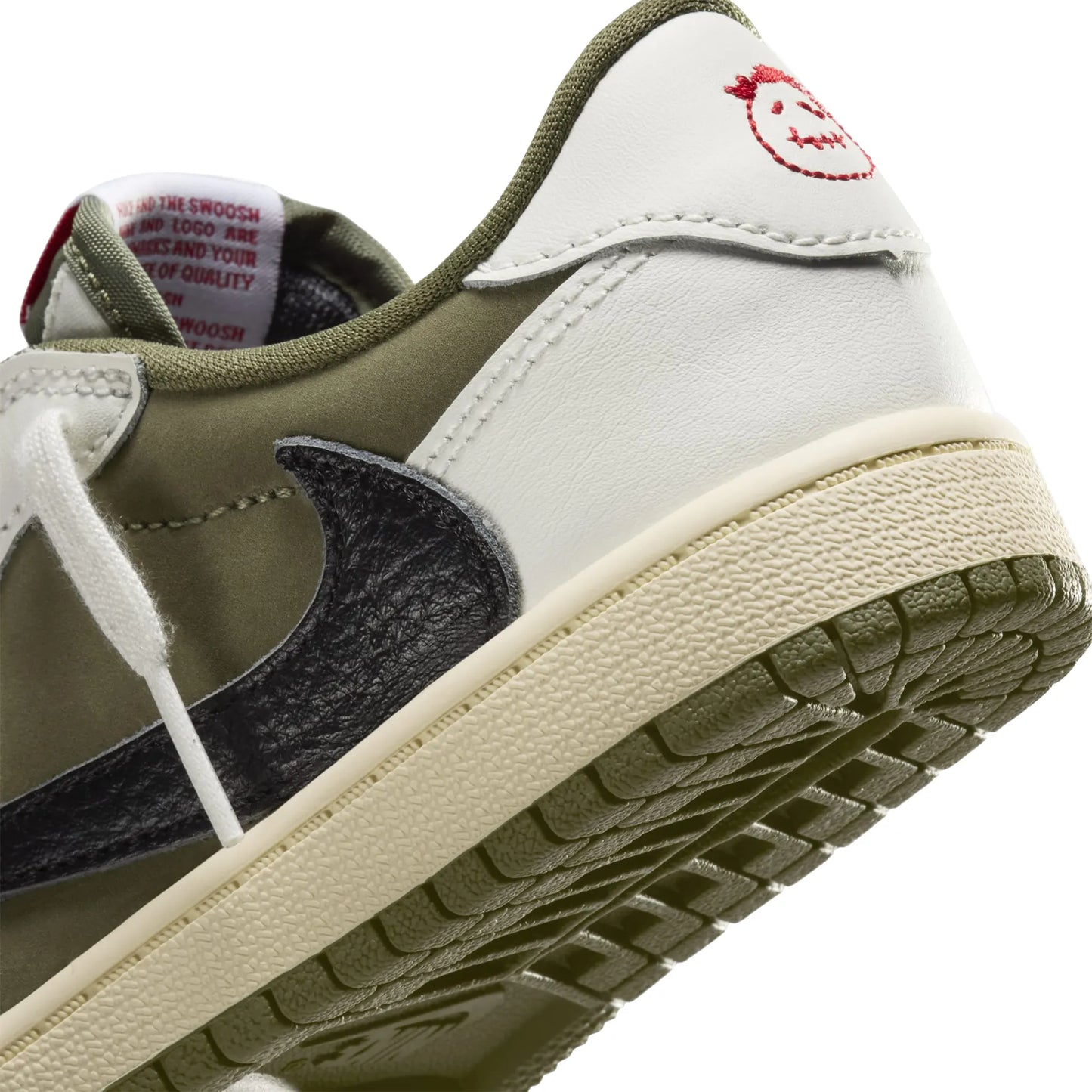 Travis Scott x Air Jordan 1 Low OG Medium Olive (PS)
