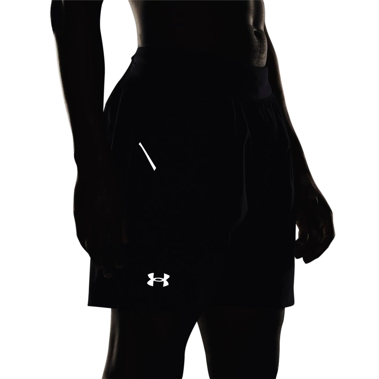 Under Armour UA Launch 7-Inch Black Shorts