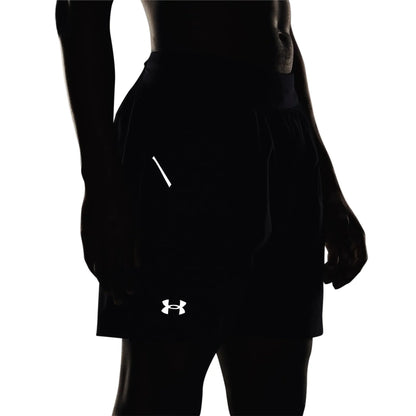 Under Armour UA Launch 7-Inch Black Shorts