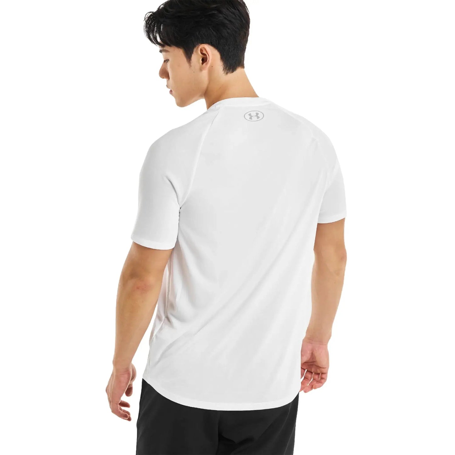 Under Armour UA Tech White Black T Shirt & Shorts