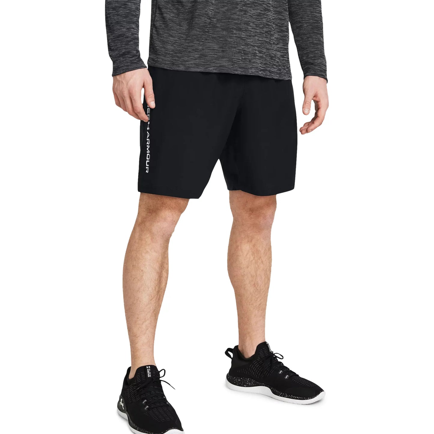 Under Armour UA Tech Woven Wordmark Black Shorts