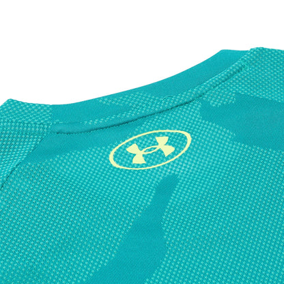 Under Armour UA Velocity Jacquard Turquoise T Shirt